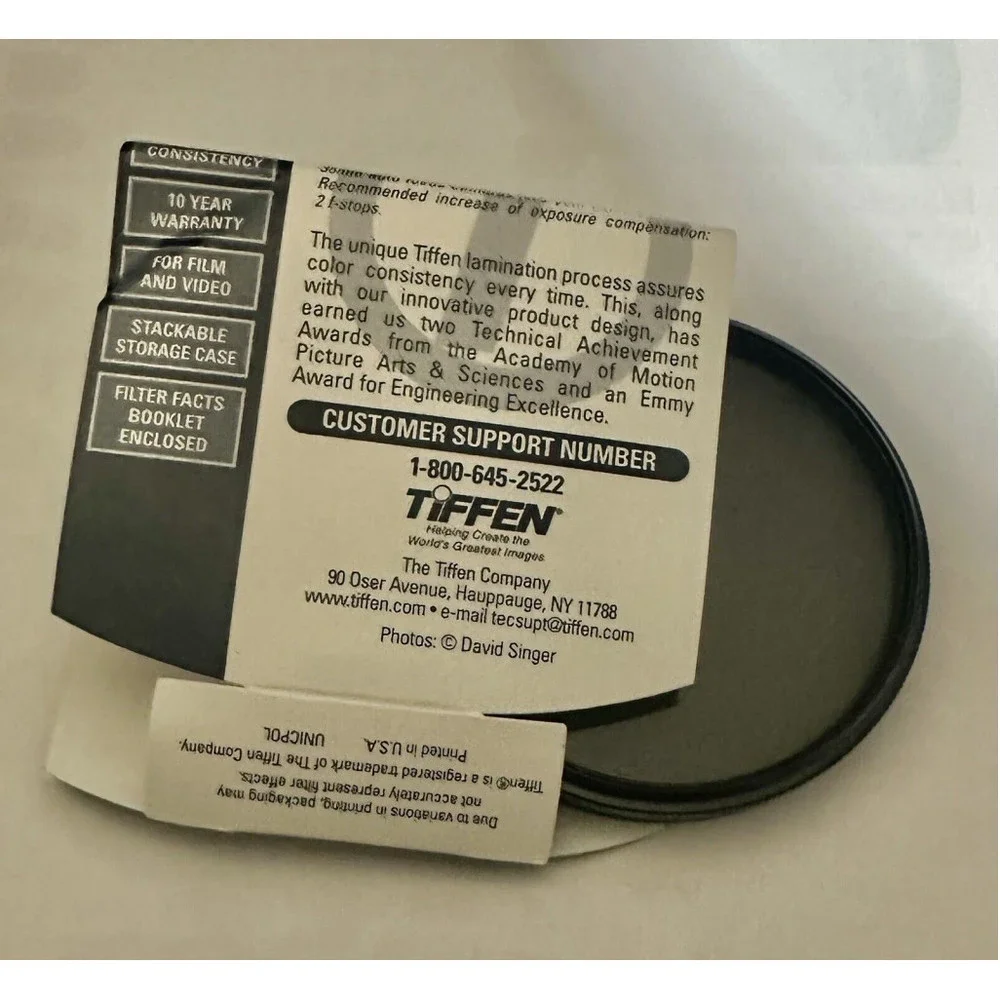 Tiffen Circular Polarizer 58mm Filter